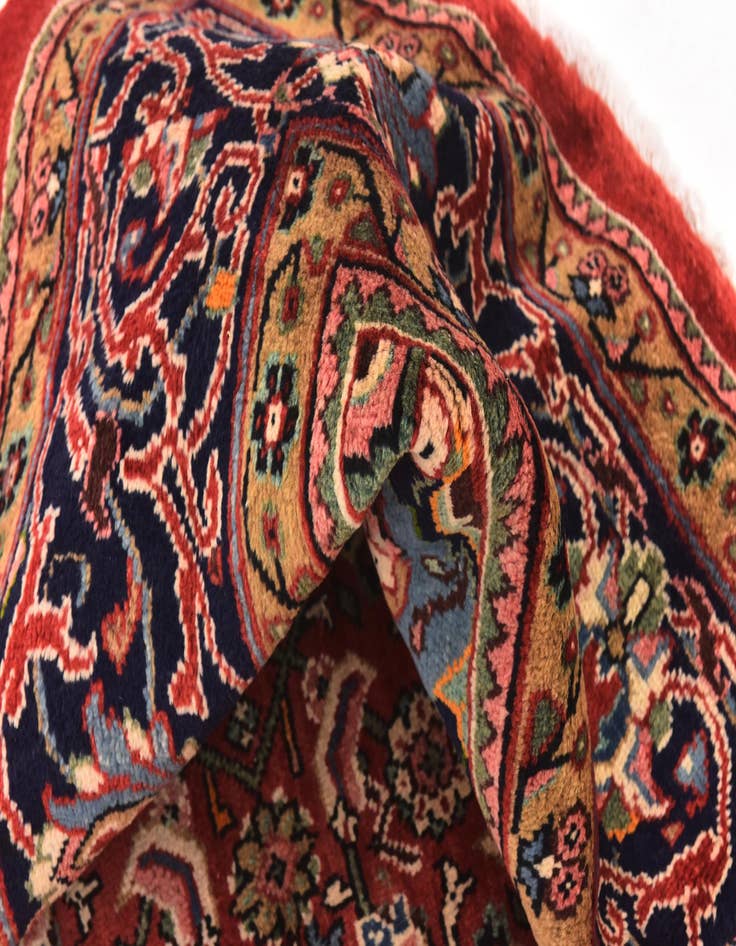 Detail image of  9' 6 x 12' 7  Hand Knotted Farahan Persian Wool Rug