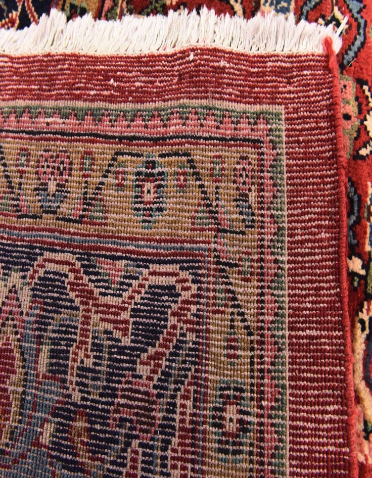 Detail image of  9' 6 x 12' 7  Hand Knotted Farahan Persian Wool Rug