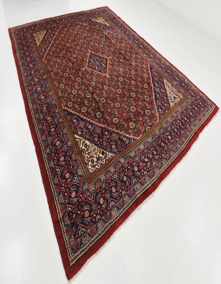 Detail image of  9' 8 x 12' 8  Hand Knotted Farahan Persian Wool Rug