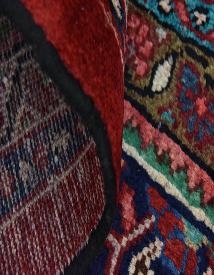 Detail image of  9' 9 x 13'  Hand Knotted Farahan Persian Wool Rug