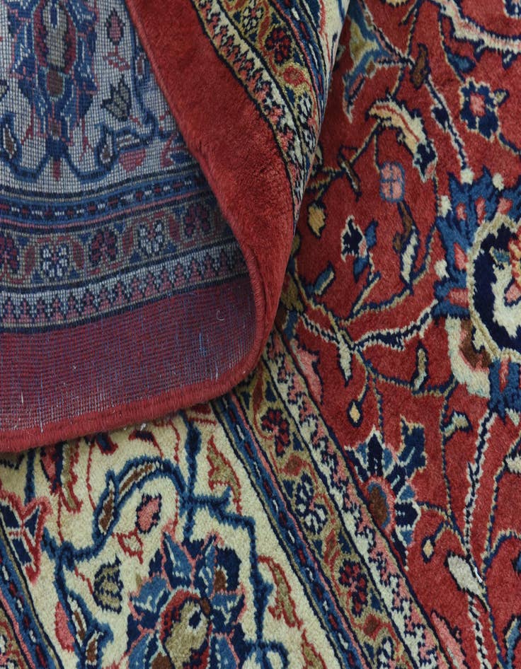 Detail image of  9' 10 x 13' 3  Hand Knotted Farahan Persian Wool Rug