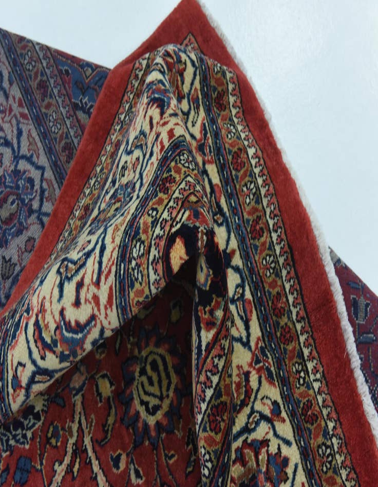 Detail image of  9' 10 x 13' 3  Hand Knotted Farahan Persian Wool Rug