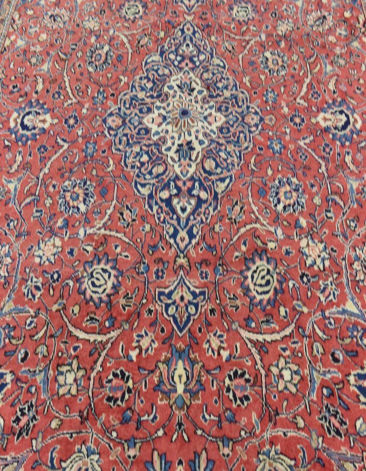 Detail image of  9' 10 x 13' 3  Hand Knotted Farahan Persian Wool Rug