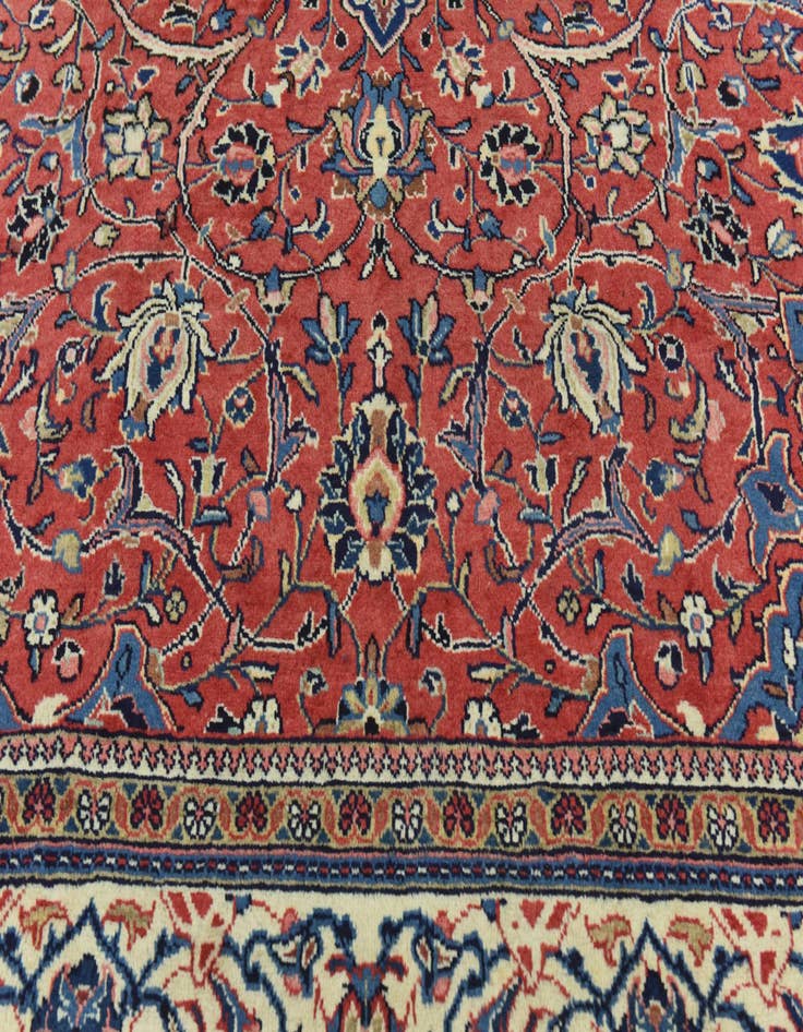 Detail image of  9' 10 x 13' 3  Hand Knotted Farahan Persian Wool Rug