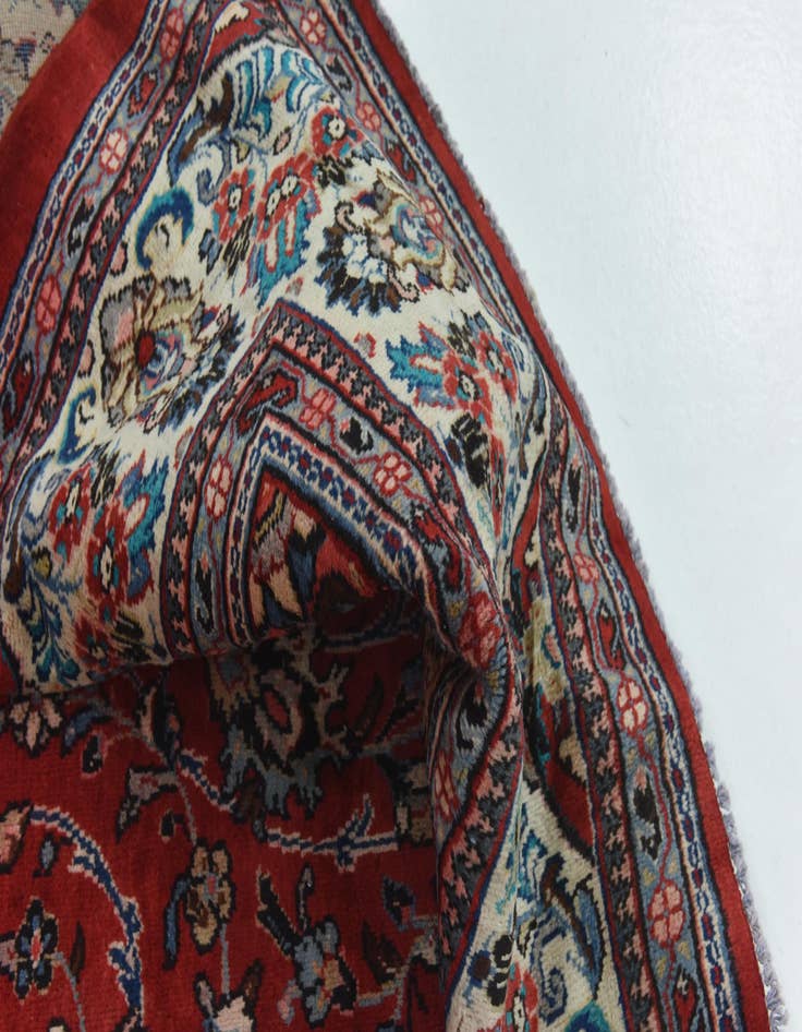 Detail image of  9' 4 x 12' 7  Hand Knotted Farahan Persian Wool Rug