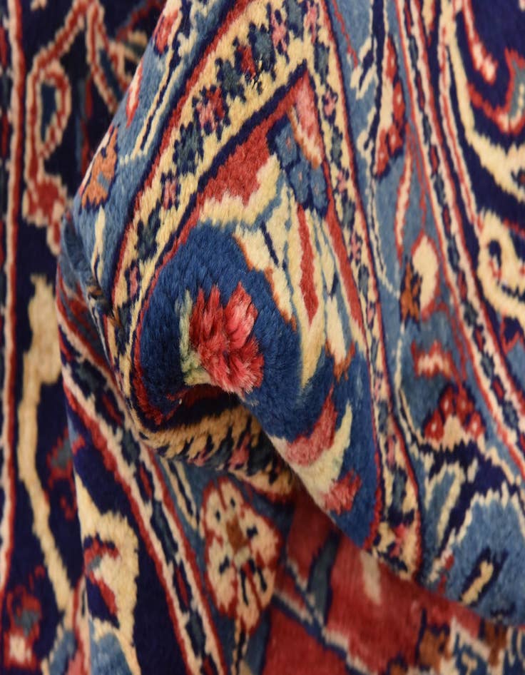 Detail image of  10' x 13' 3  Hand Knotted Farahan Persian Wool Rug