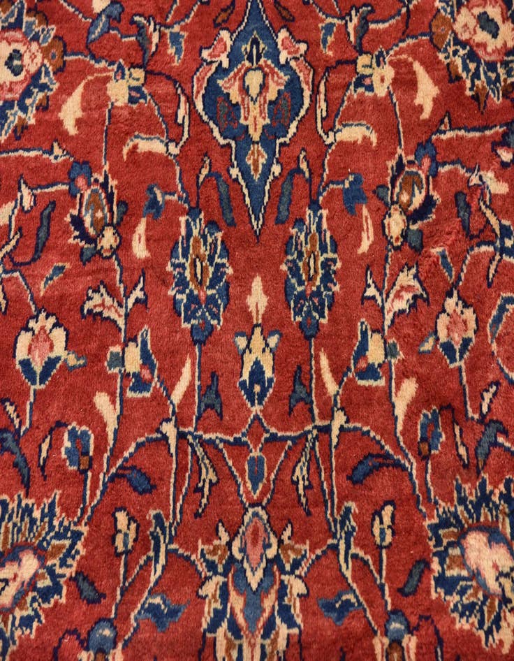 Detail image of  10' x 13' 3  Hand Knotted Farahan Persian Wool Rug