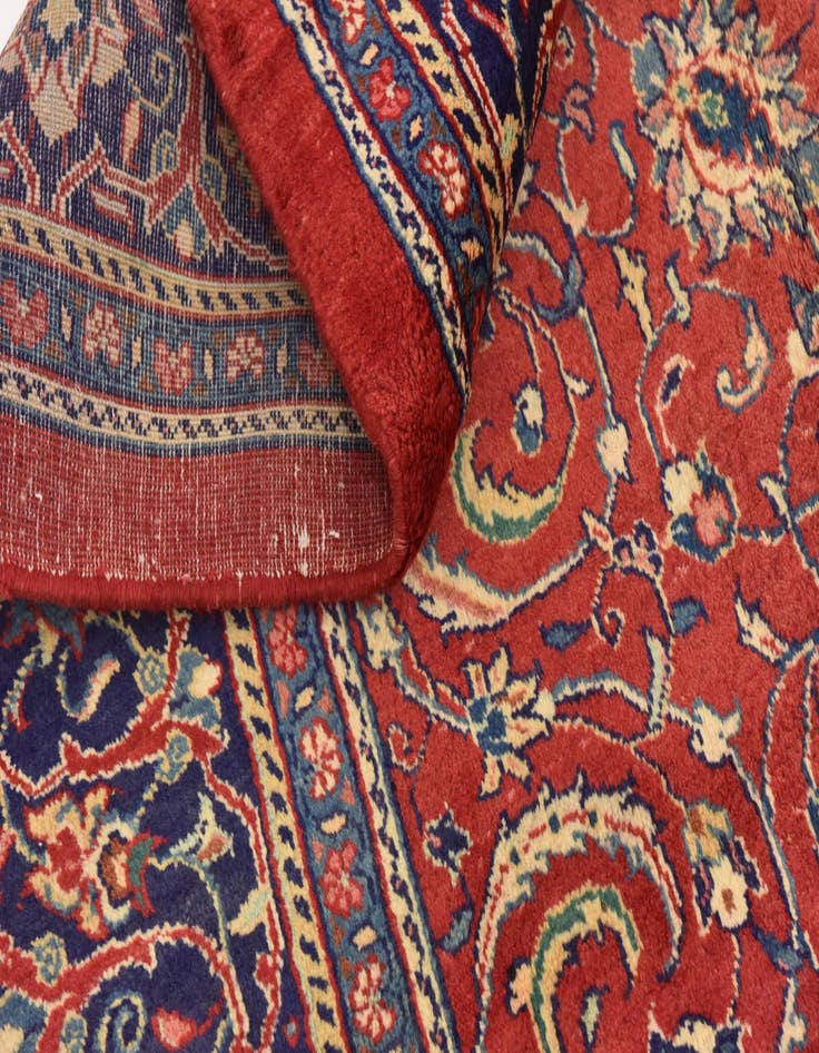 Detail image of  9' 9 x 13'  Hand Knotted Farahan Persian Wool Rug