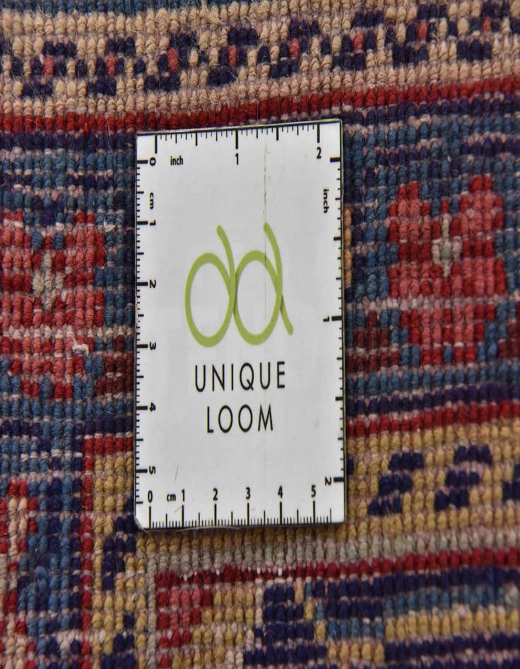 Detail image of  9' 9 x 13'  Hand Knotted Farahan Persian Wool Rug