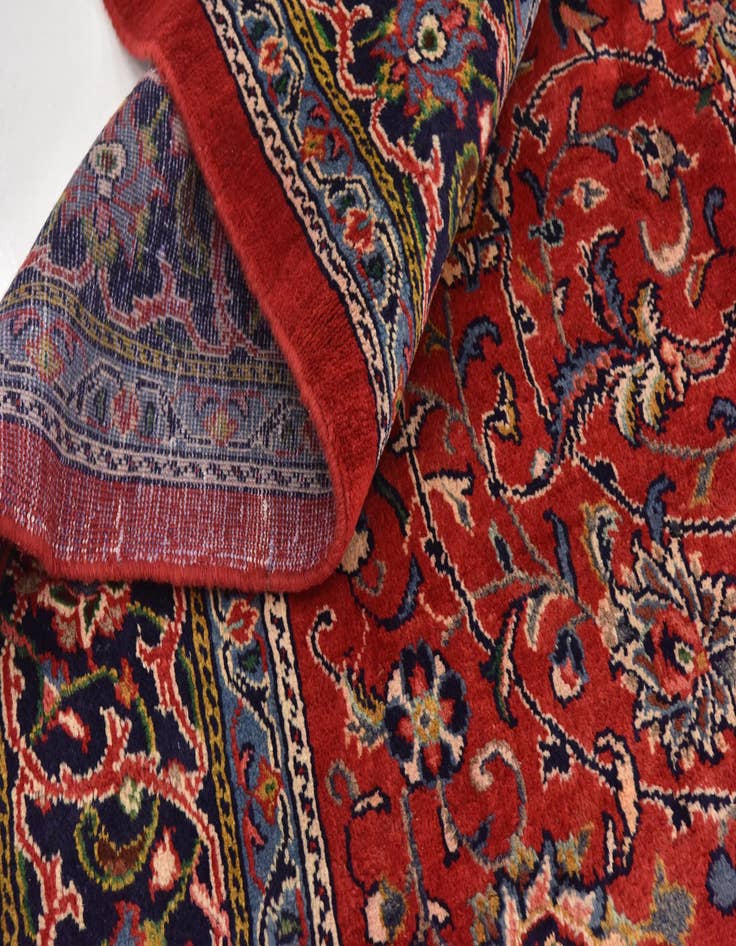 Detail image of 9' 8 x 13' 2 Hand Knotted Farahan Persian Wool Rug