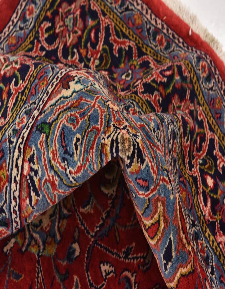 Detail image of 9' 8 x 13' 2 Hand Knotted Farahan Persian Wool Rug
