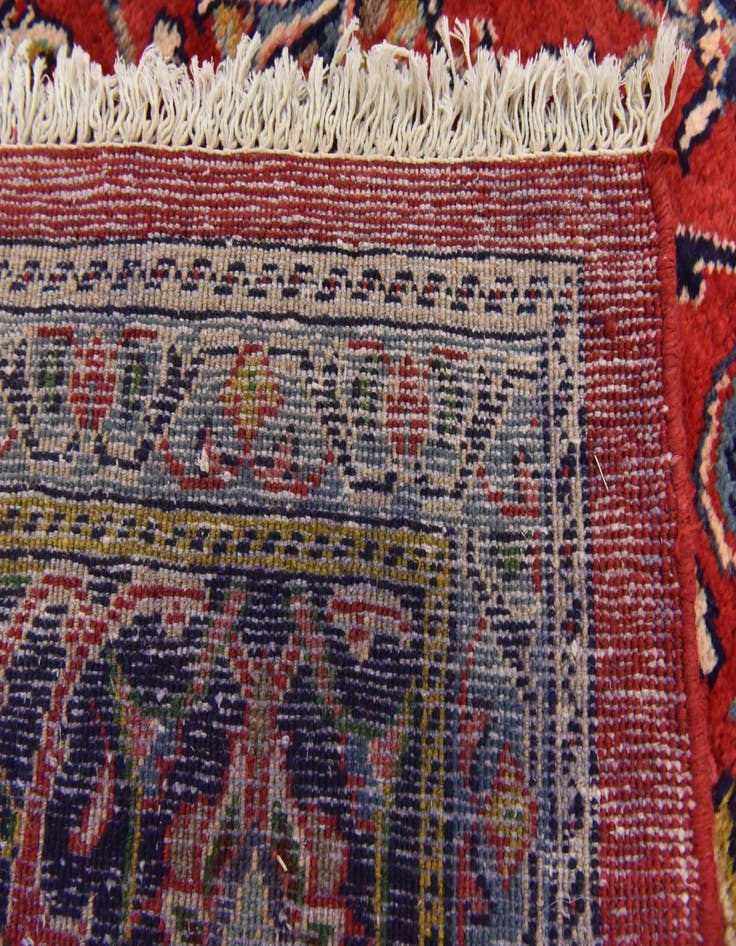 Detail image of 9' 8 x 13' 2 Hand Knotted Farahan Persian Wool Rug