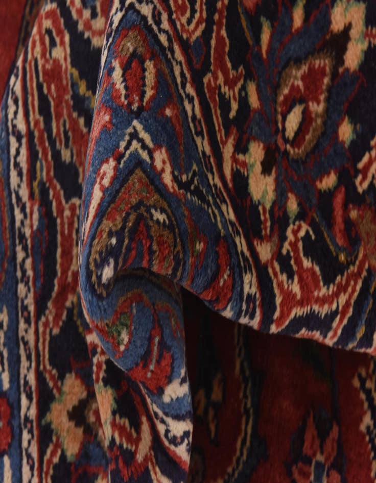 Detail image of  9' 8 x 13' 4  Hand Knotted Farahan Persian Wool Rug