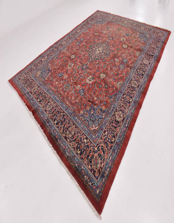 Detail image of  9' 8 x 13' 4  Hand Knotted Farahan Persian Wool Rug