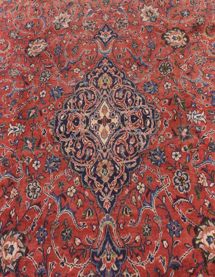 Detail image of  9' 8 x 13' 4  Hand Knotted Farahan Persian Wool Rug