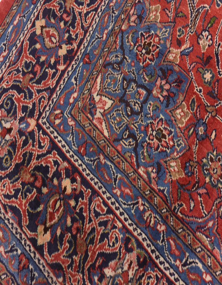 Detail image of  9' 8 x 13' 4  Hand Knotted Farahan Persian Wool Rug