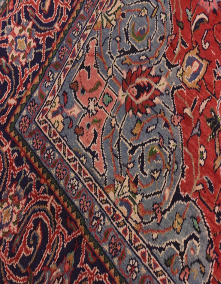 Detail image of  10' x 13' 6  Hand Knotted Farahan Persian Wool Rug