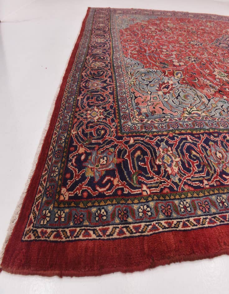 Detail image of  10' x 13' 6  Hand Knotted Farahan Persian Wool Rug