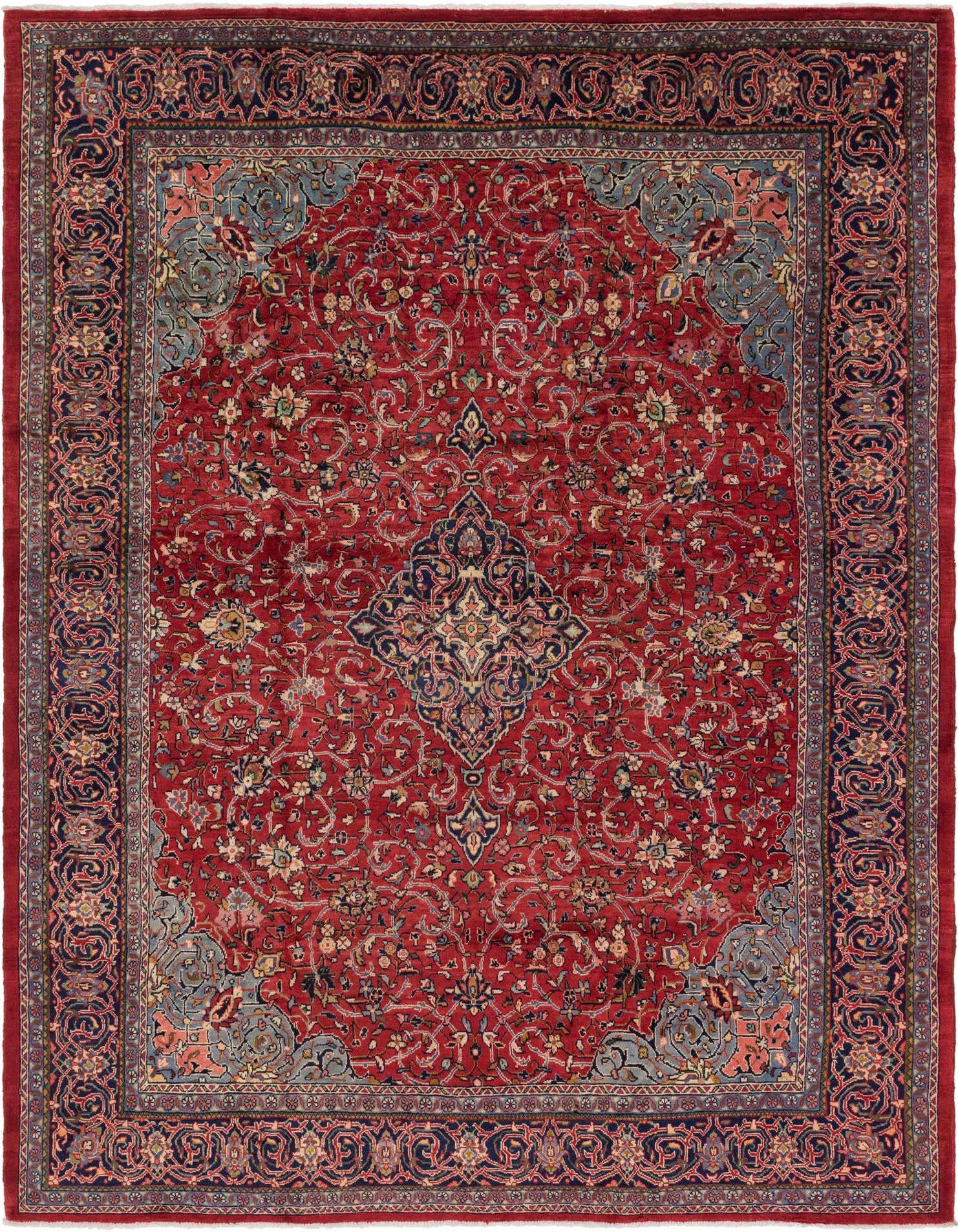 Primary image 10' x 13' 6 Hand Knotted Farahan Persian Wool Rug