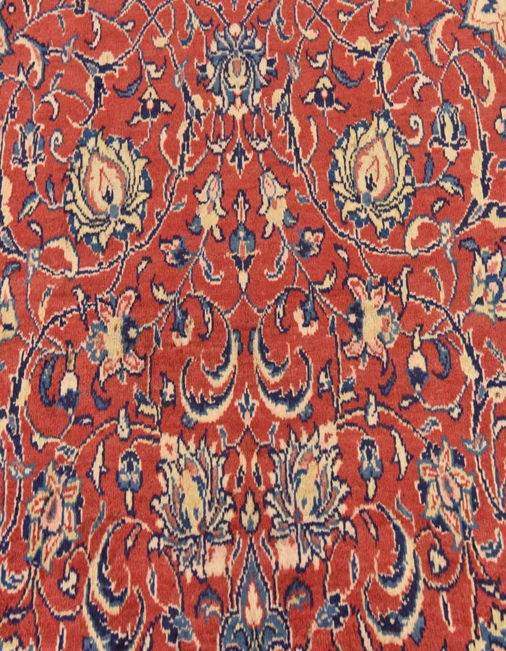 Detail image of  9' 8 x 13' 2  Hand Knotted Farahan Persian Wool Rug