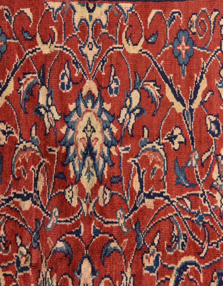 Detail image of  9' 8 x 13' 2  Hand Knotted Farahan Persian Wool Rug