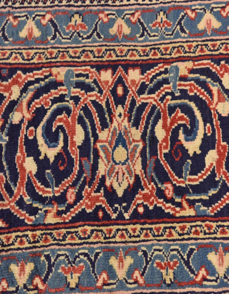 Detail image of  9' 8 x 13' 2  Hand Knotted Farahan Persian Wool Rug