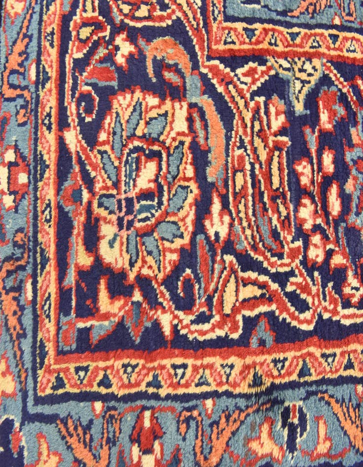 Detail image of  9' 9 x 12' 10  Hand Knotted Farahan Persian Wool Rug