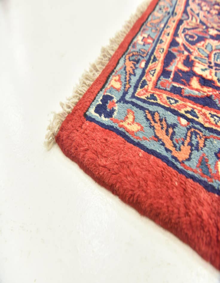 Detail image of  9' 9 x 12' 10  Hand Knotted Farahan Persian Wool Rug