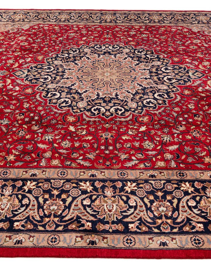 Detail image of  9' x 12' 2  Hand Knotted Farahan Wool Rug