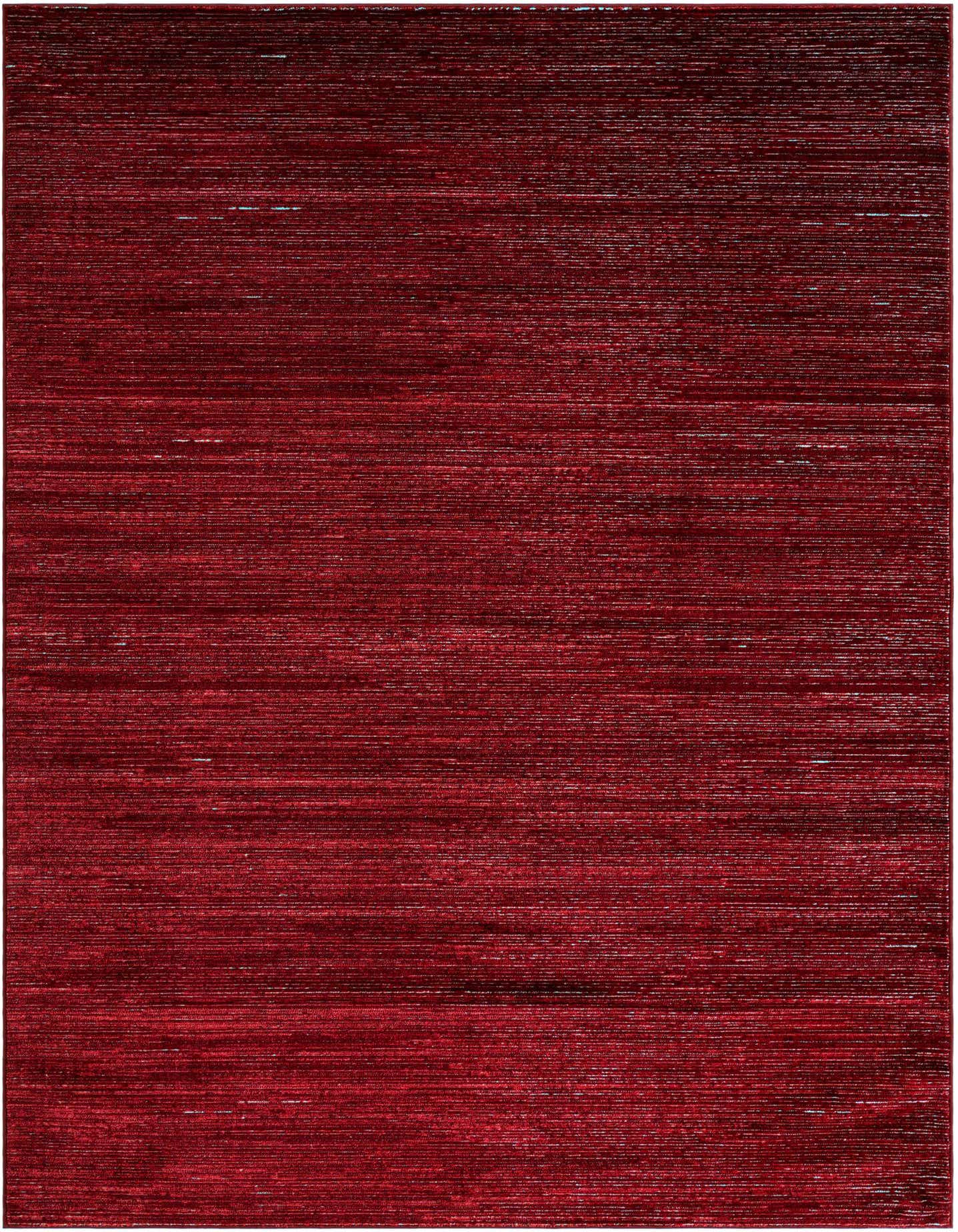 A 7x10 rectangular Finsbury rug from Rugs.com, featuring a rich red, high-low textured pile, ideal for a living room or office.