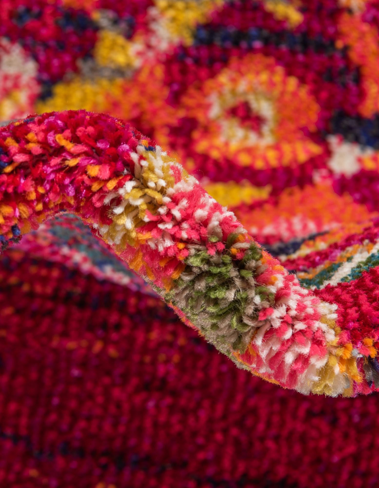 Red 7' x 10' Fleur Rug | Rugs.com