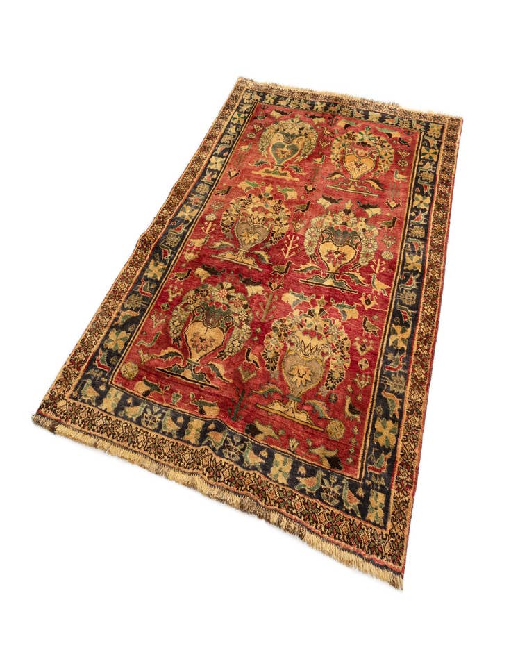 Detail image of  4' 11 x 6' 11 Gabbeh Wool Rug