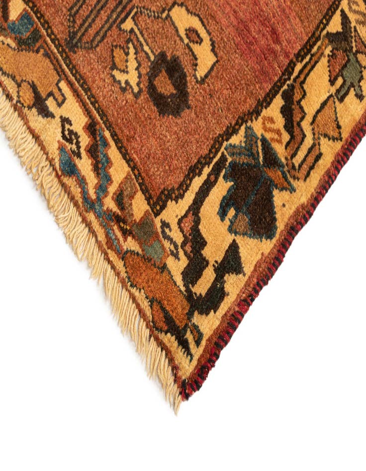 Detail image of  4' x 7' 10 Gabbeh Wool Rug