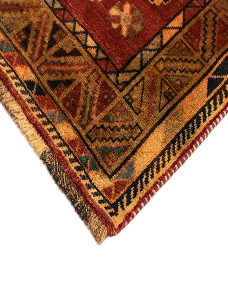 Detail image of  4' 11 x 8' Gabbeh Wool Rug