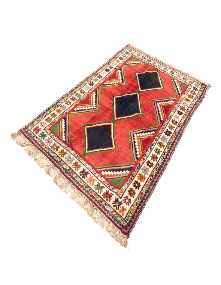 Detail image of 4' 4 x 6' 11 Gabbeh Wool Rug