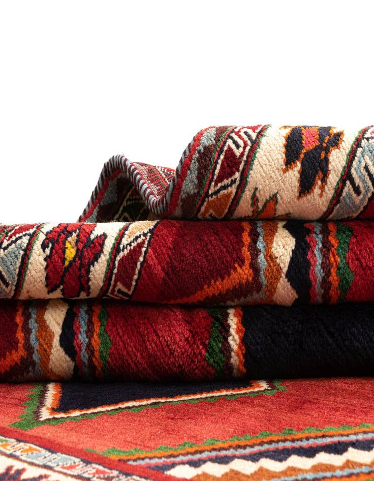 Detail image of 4' 4 x 6' 11 Gabbeh Wool Rug