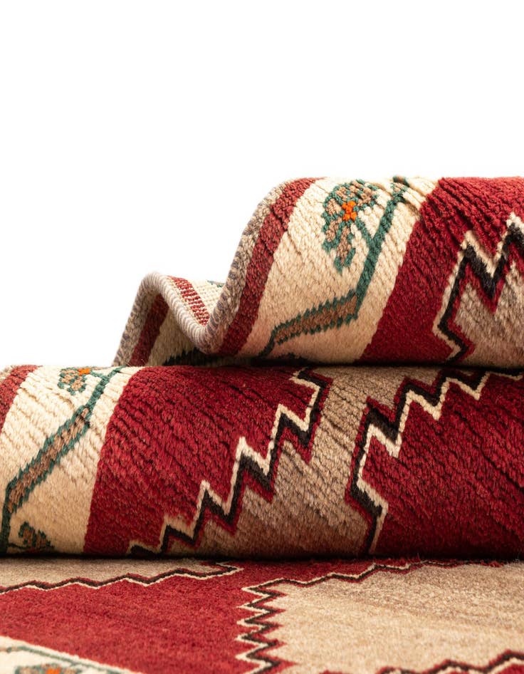 Detail image of  3' x 5' 10 Gabbeh Wool Rug