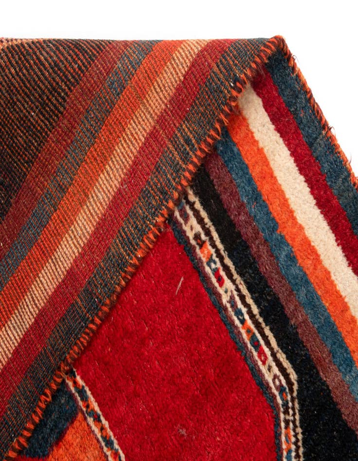 Detail image of  3' 7 x 5' 5 Gabbeh Wool Rug