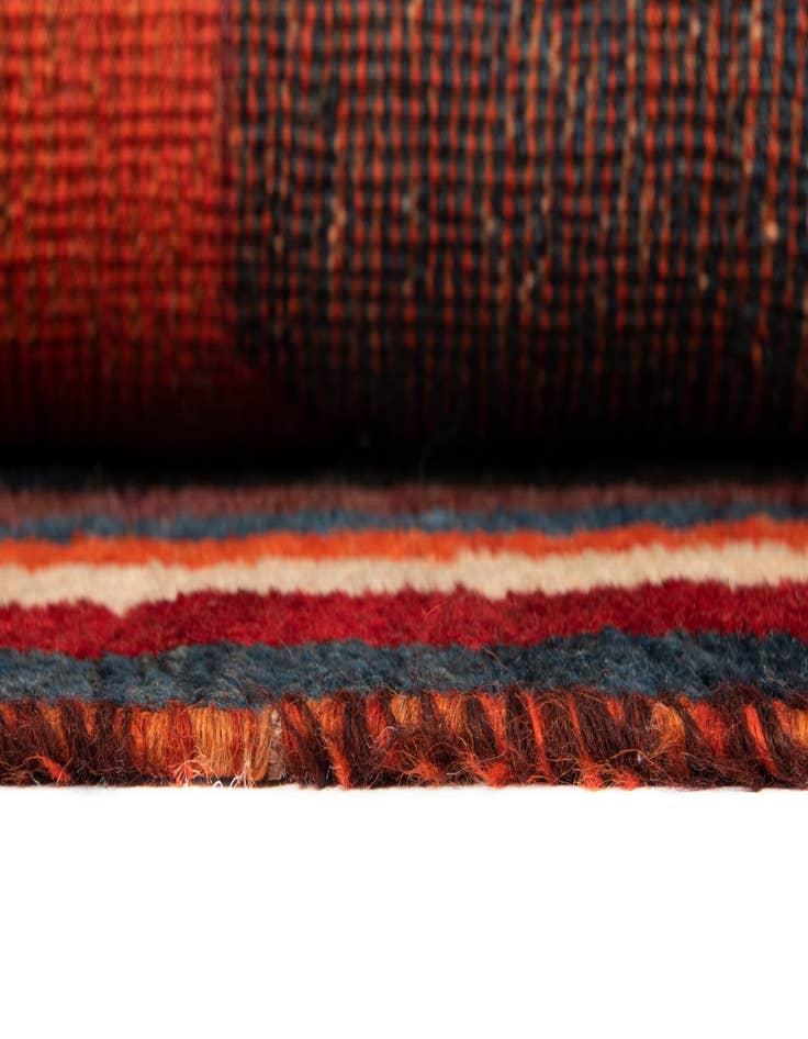 Detail image of  3' 7 x 5' 5 Gabbeh Wool Rug