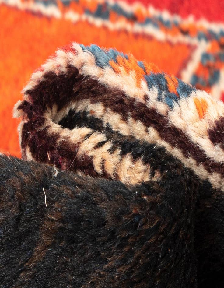 Detail image of  3' 7 x 5' 5 Gabbeh Wool Rug