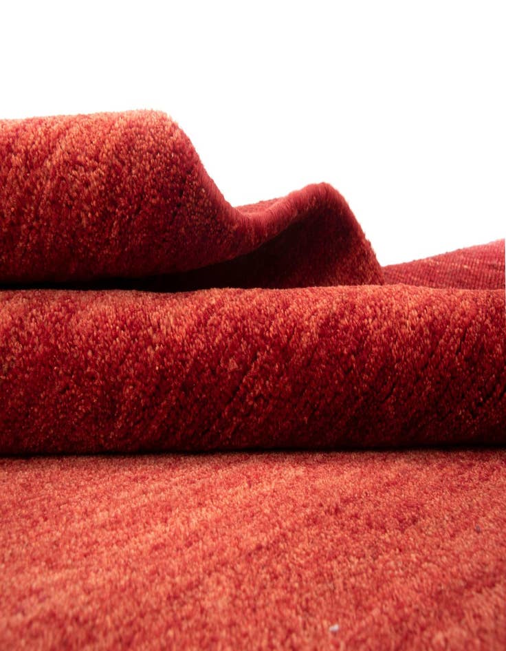 Detail image of  5' 6 x 7' 8  Hand Knotted Gabbeh Persian Wool Rug