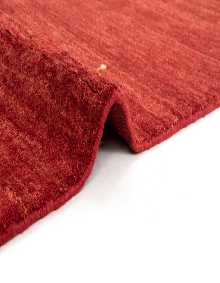 Detail image of  5' 6 x 7' 8  Hand Knotted Gabbeh Persian Wool Rug