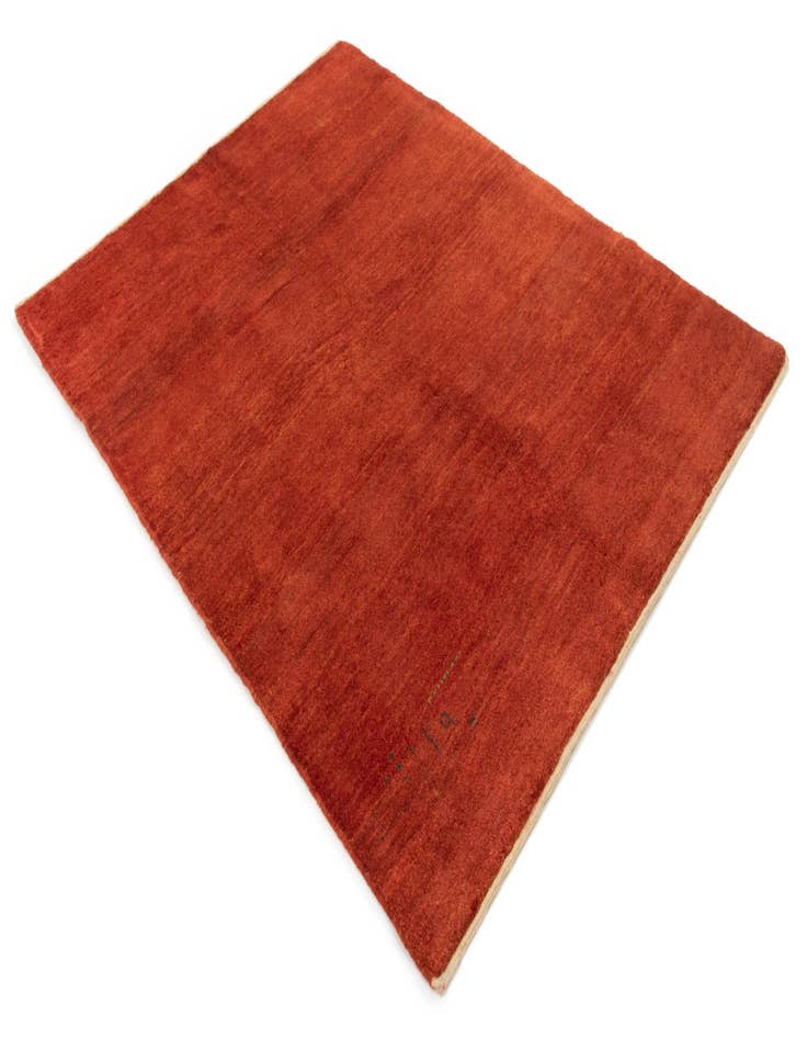 Detail image of  5' 1 x 6' 8  Hand Knotted Gabbeh Persian Wool Rug