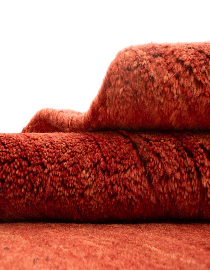 Detail image of  3' 11 x 5' 7  Hand Knotted Gabbeh Persian Wool Rug