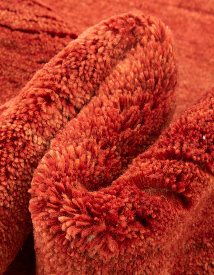 Detail image of  3' 11 x 5' 7  Hand Knotted Gabbeh Persian Wool Rug