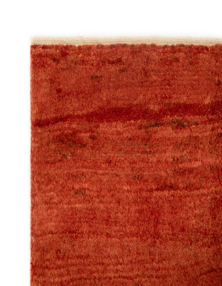 Detail image of  3' 11 x 5' 7  Hand Knotted Gabbeh Persian Wool Rug