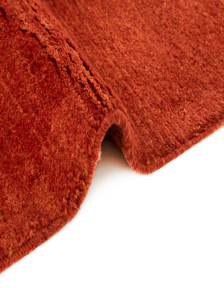 Detail image of  3' 9 x 5' 10  Hand Knotted Gabbeh Persian Wool Rug