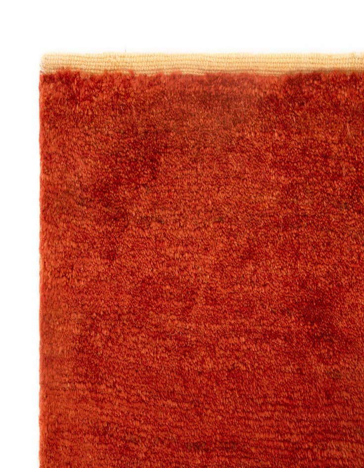 Detail image of  3' 9 x 5' 10  Hand Knotted Gabbeh Persian Wool Rug