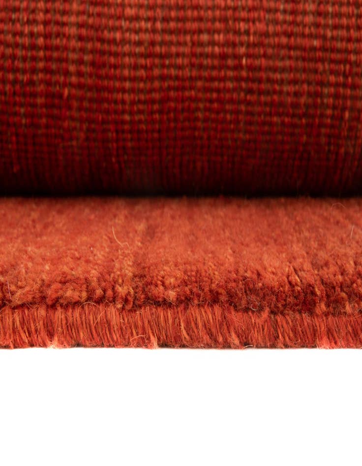 Detail image of  3' 9 x 5' 10  Hand Knotted Gabbeh Persian Wool Rug