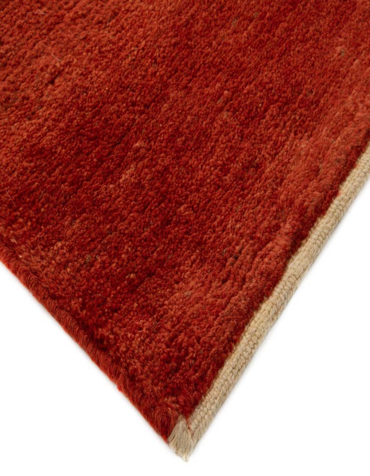 Detail image of  4' x 5' 6  Hand Knotted Gabbeh Persian Wool Rug